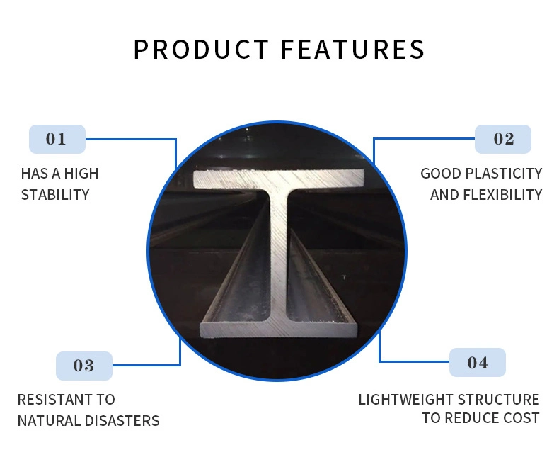 High Quality Hot Rolled Structural Steel H Beam/I Beam (Q235 Ss400 Q355b ASTM A36 A572 Grade 50) Steel Bridge Construction Welded Steel Iron H Beam Ipe Upe