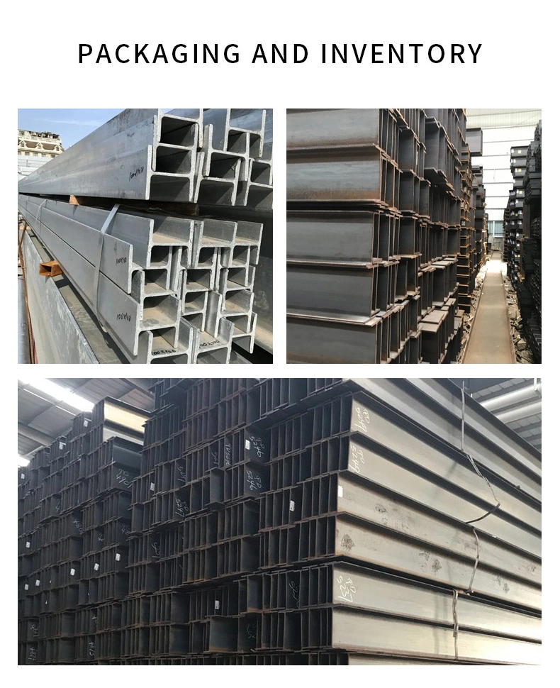 High Quality Hot Rolled Structural Steel H Beam/I Beam (Q235 Ss400 Q355b ASTM A36 A572 Grade 50) Steel Bridge Construction Welded Steel Iron H Beam Ipe Upe